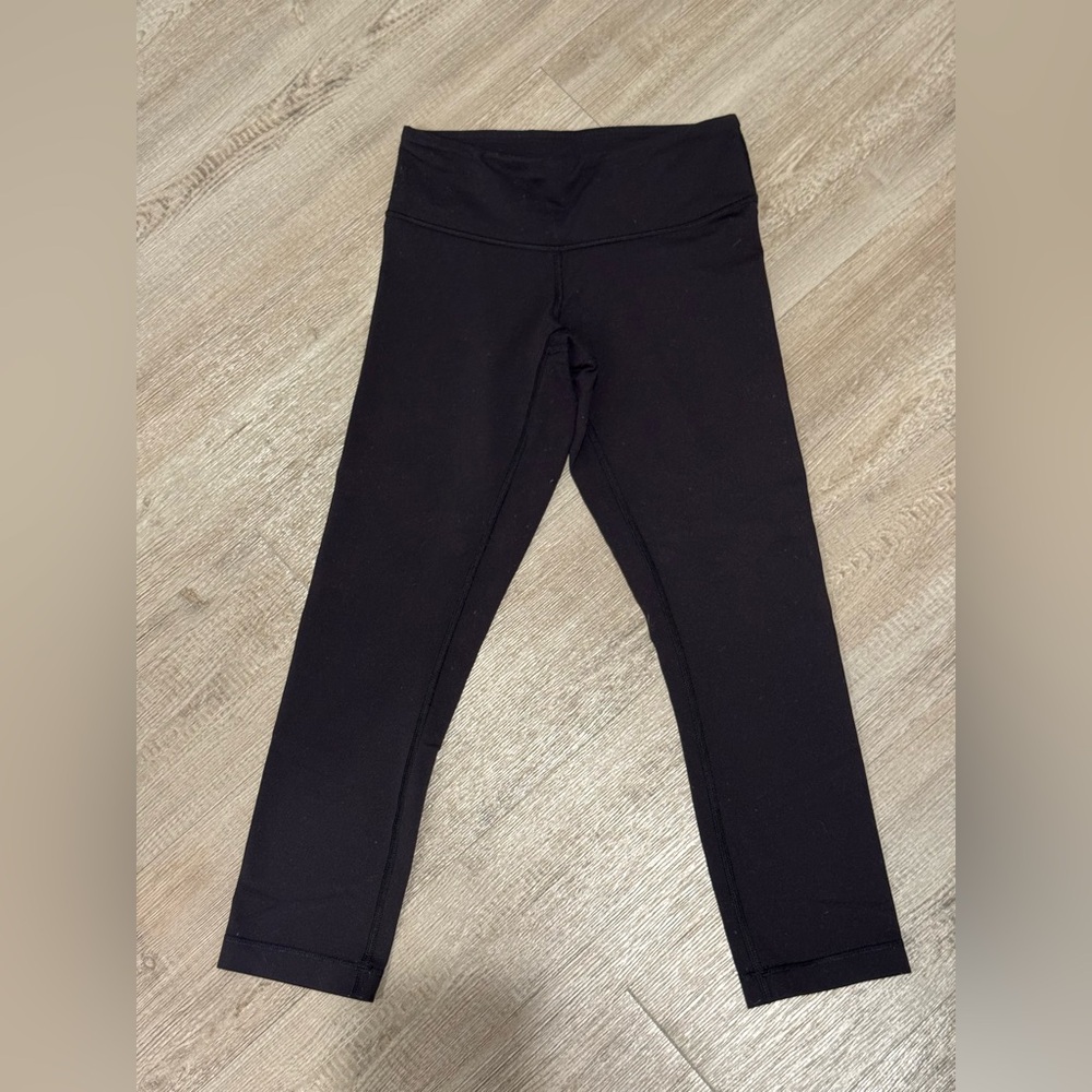 LULULEMON WOMENS WUNDER TRAIN HIGH-RISE TIGHTS LEGGINGS 27" In Black Size 2 EUC - Picture 5 of 9